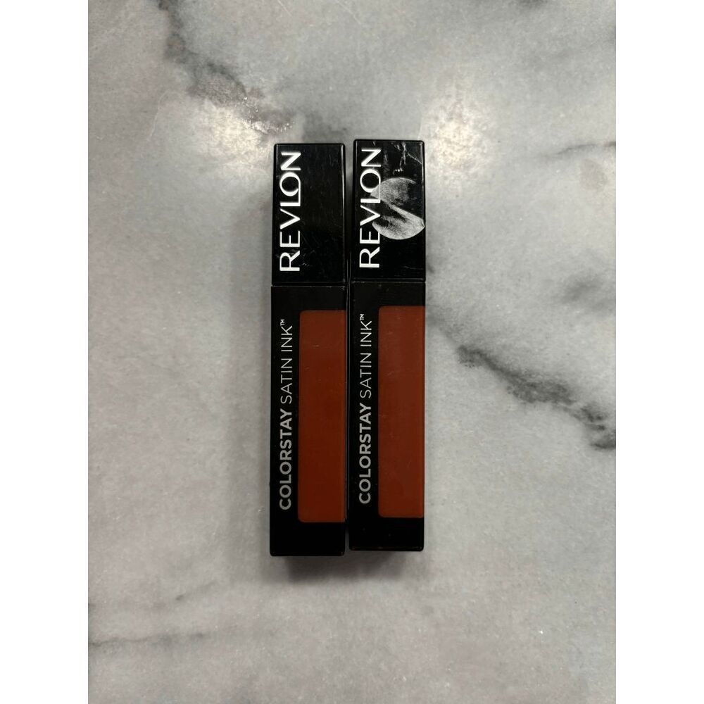Revlon Colorstay Satin Ink Liquid Lipsticks 013 Holy Pumpkin Lot of 2